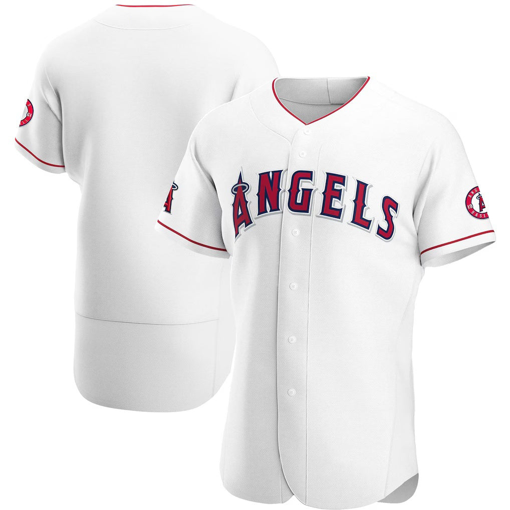 Los Angeles Angels White Fedasgoge Home Authentic Team Jersey