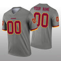 Custom W.Redskins Gray Fedasgoge Inverted Legend Jersey