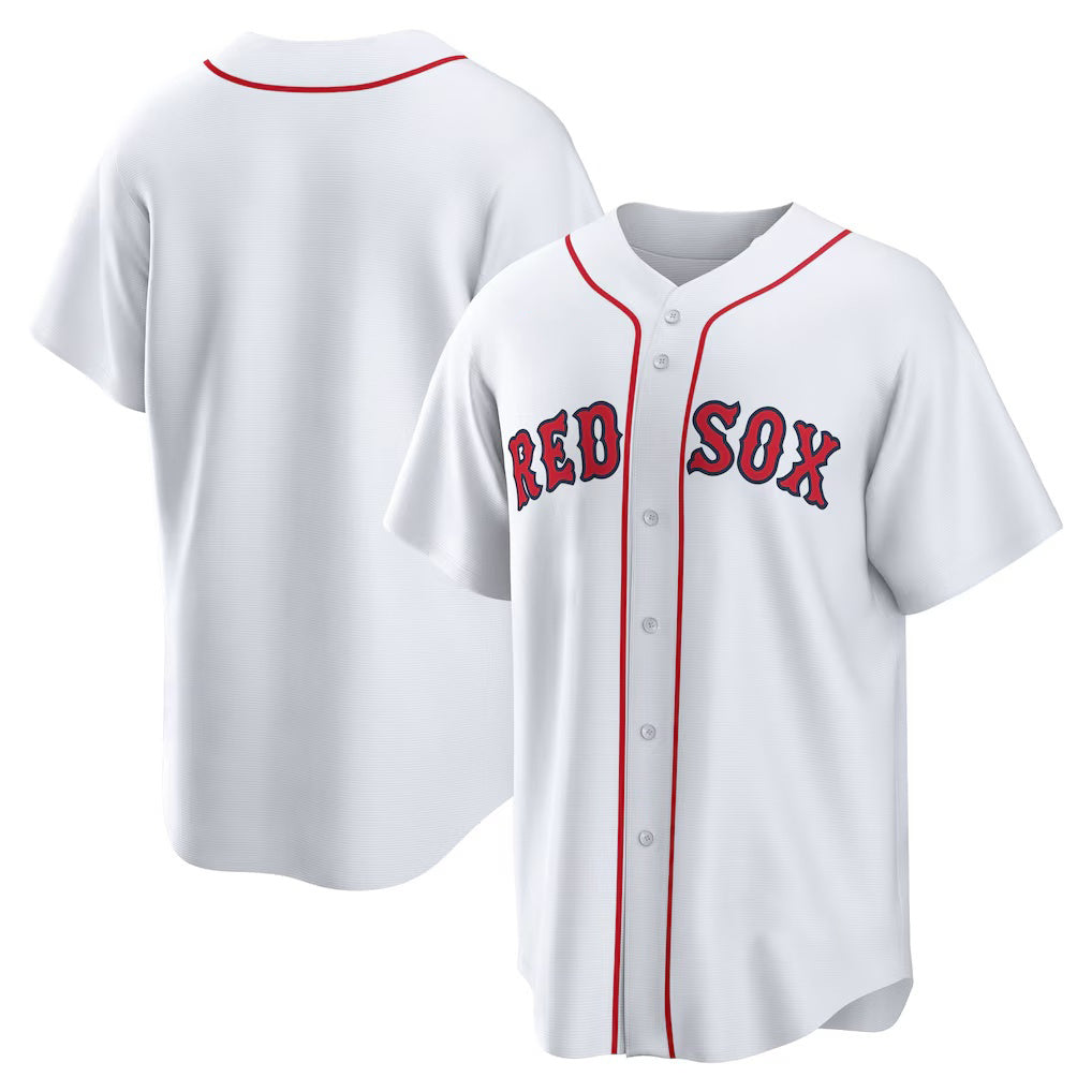 Boston Red Sox White Fedasgoge Home Blank Replica Jersey