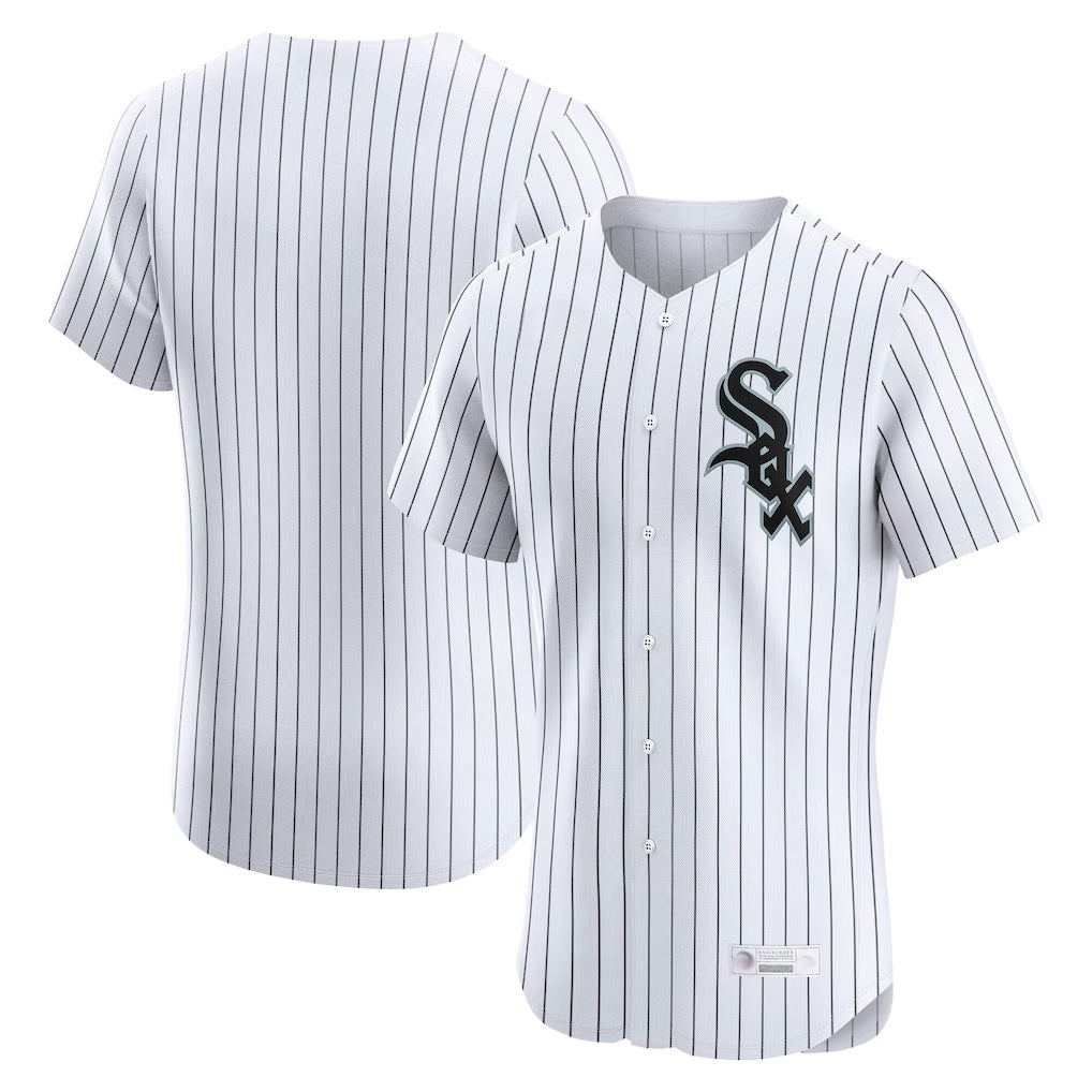 Chicago White Sox Blank Player White Fedasgoge Limited Elite Home Stitched Jerseys