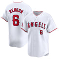 Los Angeles Angels #6 Anthony Rendon White Fedasgoge Home Limited Player Jersey