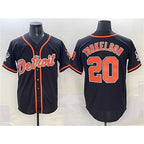 Detroit Tigers #20 Spencer Torkelson Black Fedasgoge With Patch Cool Base Stitched Jersey