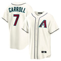 Arizona Diamondbacks #7 Corbin Carroll Player Cream Fedasgoge Home Game Stitched Jerseys