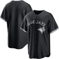 Toronto Blue Jays Blank Black Fedasgoge Lights Out Limited Stitched Jersey