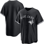 Toronto Blue Jays Blank Black Fedasgoge Lights Out Limited Stitched Jersey