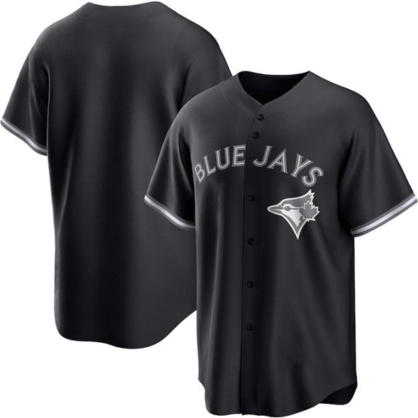 Toronto Blue Jays Blank Black Fedasgoge Lights Out Limited Stitched Jersey