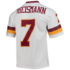 W.Football Team #7 Joe Theismann Mitchell & Ness White Fedasgoge Legacy Replica Jersey