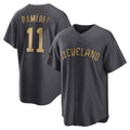 Cleveland Guardians #11 Jose Ramirez Player Charcoal Fedasgoge All-Star Limited Home Stitched Jerseys