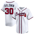 Atlanta Braves #30 Drake Baldwin White FOULKSSHOP 2025 Home Limited Stitched Jersey