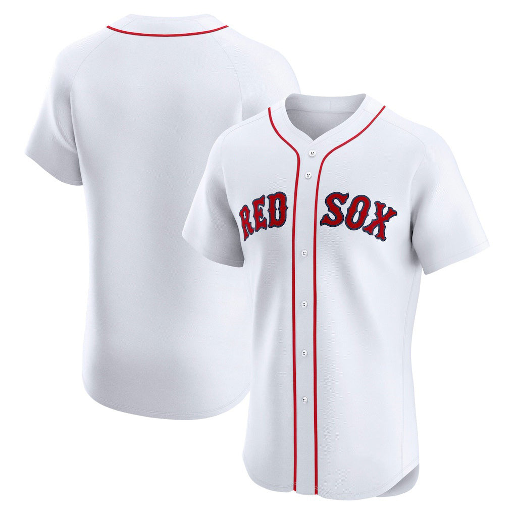 Boston Red Sox White Fedasgoge Home Elite Jersey
