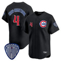 Chicago Cubs #4 Pete Crow-Armstrong Player Black Fedasgoge Vapor Premier Limited Home Stitched Jerseys