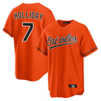 Baltimore Orioles #7 Jackson Holliday Player Orange Fedasgoge Home Game Stitched Jerseys