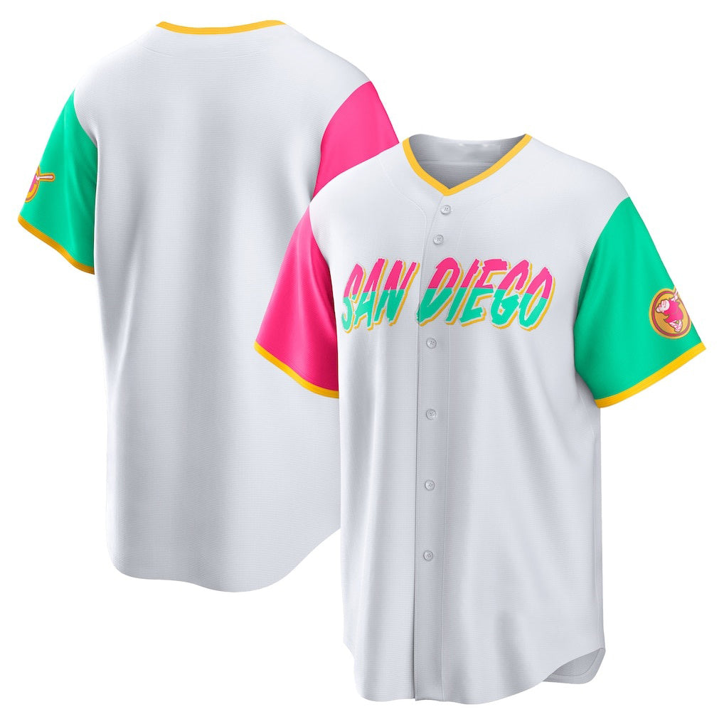 San Diego Padres White Fedasgoge City Connect Replica Team Jersey