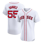 Boston Red Sox #55 Ranger Suarez Player White Fedasgoge Limited Elite Home Game Stitched Jerseys1
