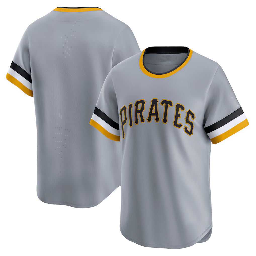 Pittsburgh Pirates Gray Fedasgoge Cooperstown Collection Limited Jersey