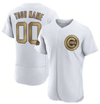 Custom Chicago Cubs Active Player White Fedasgoge 2022 All-Star Flex Base Stitched Jersey