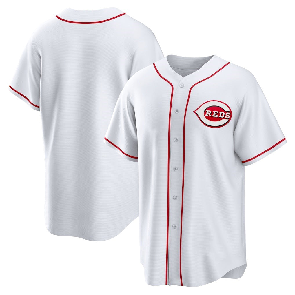 Cincinnati Reds White Fedasgoge Home Replica Team Jersey