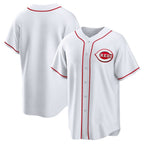 Cincinnati Reds White Fedasgoge Home Replica Team Jersey