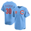 Chicago Cubs #30 Kyle Tucker Blue Fedasgoge 2024-25 2nd Alternate Limited Stitched Jersey