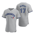 Toronto Blue Jays #17 Jose Berrios Gray Fedasgoge Road Flex Base Player Jersey