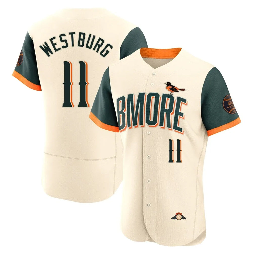 Baltimore Orioles #11 Jordan Westburg Player Cream Fedasgoge 2026 City Connect Limited Elite Home Game Stitched Jerseys