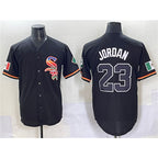 Chicago White Sox #23 Michael Jordan Black Fedasgoge Mexico Limited Stitched Jersey