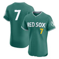 Boston Red Sox #7 Masataka Yoshida Player Green Fedasgoge City Connect Limited Elite Home Game Stitched Jerseys1