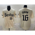 Boston Red Sox #16 Jarren Duran Cream Fedasgoge Gothic Vapor Limited Stitched Jersey