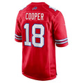 B.Bills #18 Amari Cooper Red Fedasgoge Alternate Game Jersey