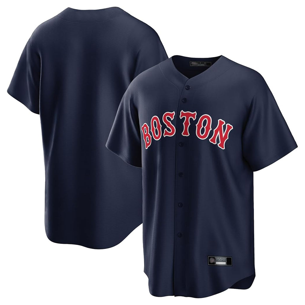 Boston Red Sox Blank Player Navy Fedasgoge Home Game Stitched Jerseys