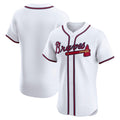 Atlanta Braves White Fedasgoge Home Elite Jersey