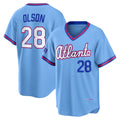 Atlanta Braves #28 Matt Olson Powder Blue FOULKSSHOP 2026 City Connect Stadium Jersey