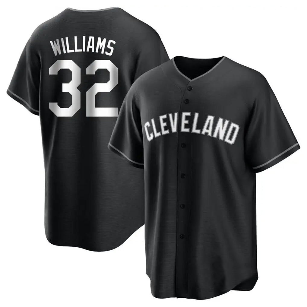Cleveland Guardians #32 Gavin Williams Player Black Fedasgoge Home Game Stitched Jerseys
