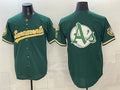 Oakland Athletics Team Big Logo 2026 Green Fedasgoge Alternate Sacramento Celebrating 125 Years Vapor Limited Stitched Jerseys