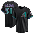 Arizona Diamondbacks #51 Randy Johnson Black Fedasgoge Throwback Cooperstown Collection Limited Jersey