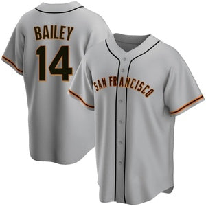 San Francisco Giants #14 Patrick Bailey Gray Fedasgoge Cool Base Stitched Jersey