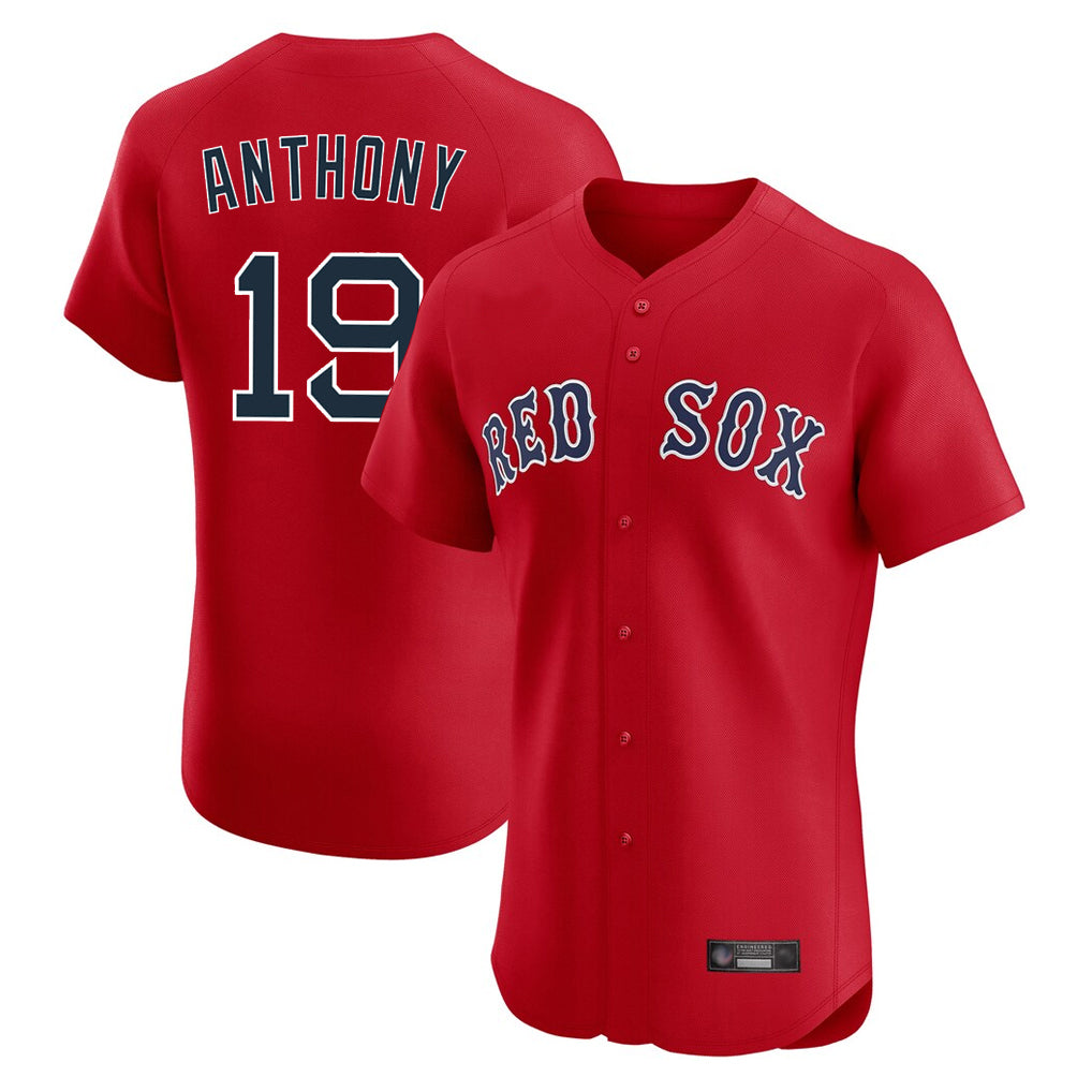 Boston Red Sox #19 Roman Anthony Player Red Fedasgoge Limited Elite Home Game Stitched Jerseys1