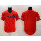 Houston Astros Blank Orange Fedasgoge 2025 City Connect With Texas Patch Limited Stitched Jersey