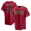 Arizona Diamondbacks #28 Nolan Arenado Player Red Fedasgoge Home Game Stitched Jerseys