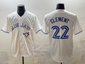 Toronto Blue Jays #22 Ernie Clement white Fedasgoge 50th Anniversary Alternate Limited Jersey