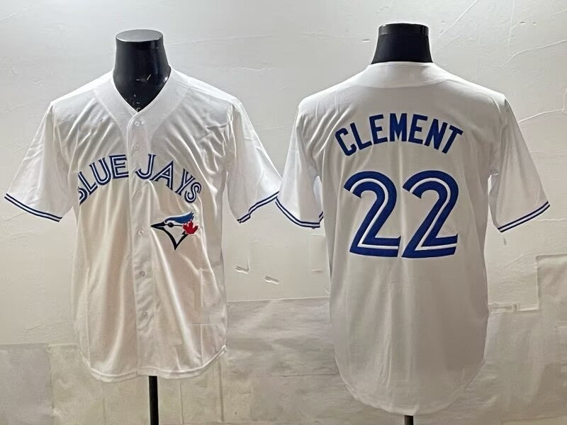 Toronto Blue Jays #22 Ernie Clement white Fedasgoge 50th Anniversary Alternate Limited Jersey