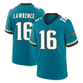 J.Jaguars #16 Trevor Lawrence Player Teal Prowler Throwback Limited Home Game Stitched Jersey Fedasgoge