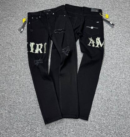 Men's Amiri Fashionable Casual Jeans Pants Size 28-36