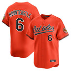 Baltimore Orioles #6 Ryan Mountcastle Player Orange Fedasgoge Limited Home Game Stitched Jerseys