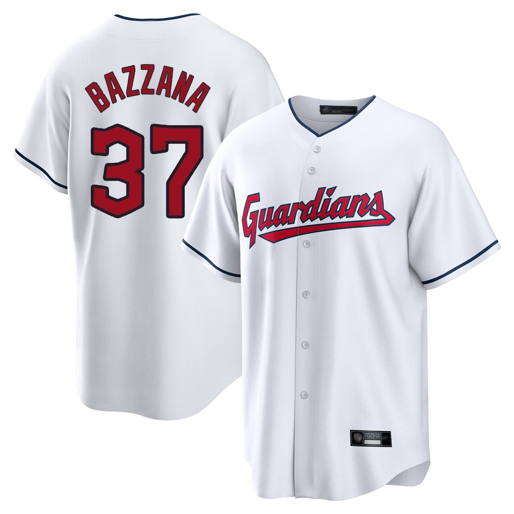 Cleveland Guardians #37 Travis Bazzana Player White Fedasgoge Home Game Stitched Jerseys