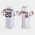 Houston Astros #20 Chas McCormick White Fedasgoge 60th Anniversary Flex Base Stitched Jersey