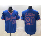 New York Mets #20 Pete Alonso Royal Fedasgoge 2025 Spring Training Stitched Jersey
