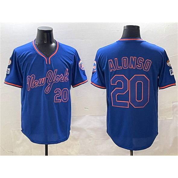 New York Mets #20 Pete Alonso Royal Fedasgoge 2025 Spring Training Stitched Jersey