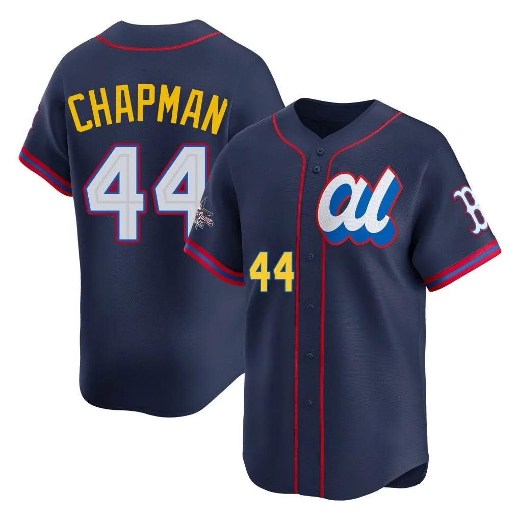 Boston Red Sox #44 Aroldis Chapman Player Navy Fedasgoge American League All-Star Edition Game Stitched Jerseys