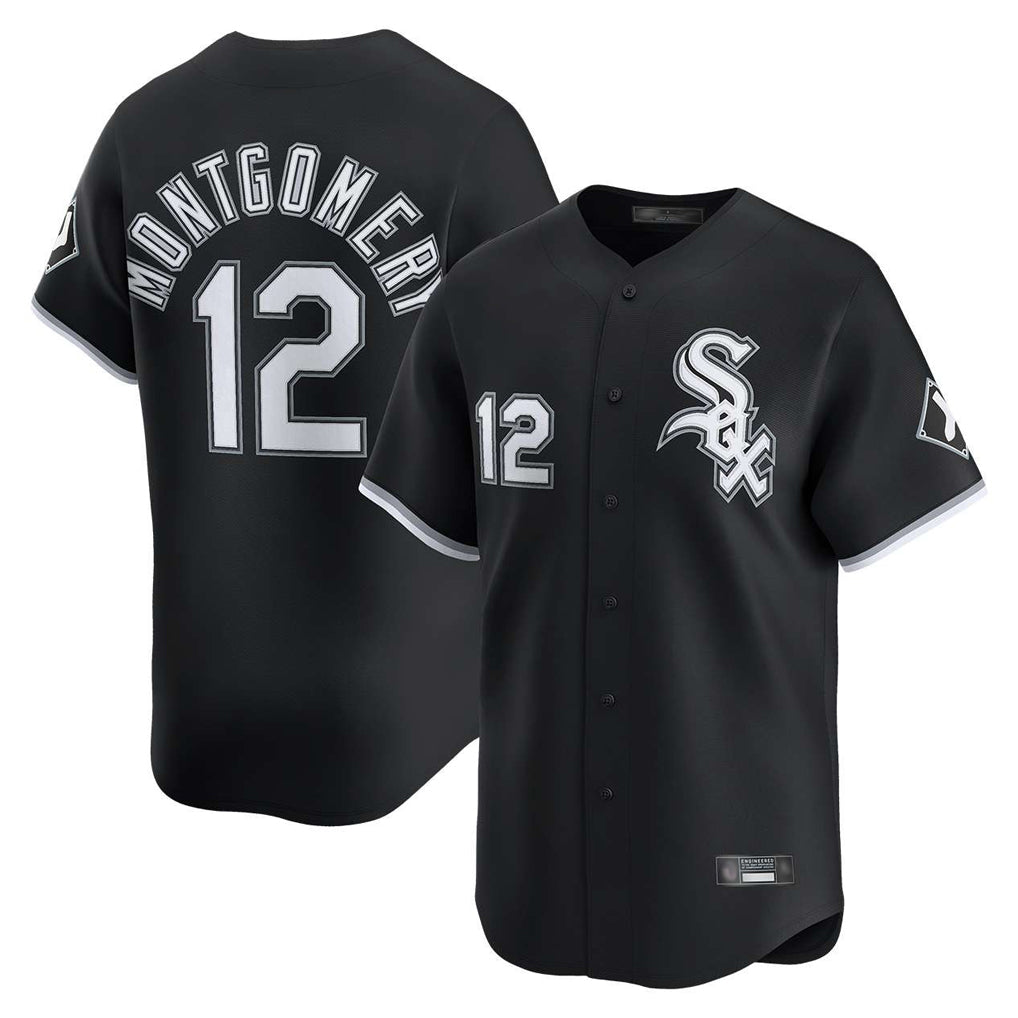 Chicago White Sox #12 Colson Montgomery Player Black Fedasgoge Limited Home Stitched Jerseys